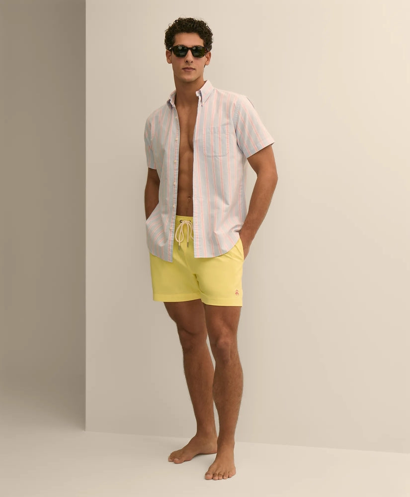 Brooks Brothers Men 5" Stretch Swim Trunks