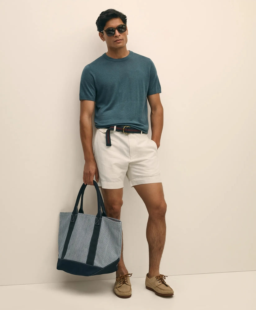 Brooks Brothers Sale 7" Linen Cotton Shorts