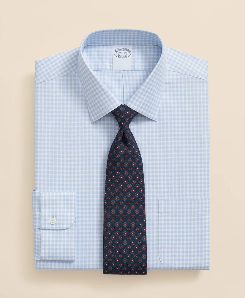 Brooks Brothers Sale Brooks Brothers Explorer Collection Non-Iron Twill Ainsley Collar, Gingham Dress Shirt