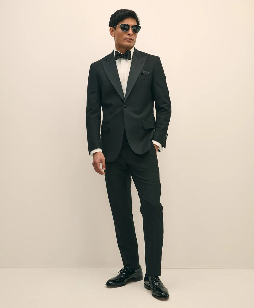 Brooks Brothers Men Brooks Brothers Explorer Collection Slim Fit Wool Tuxedo Pants