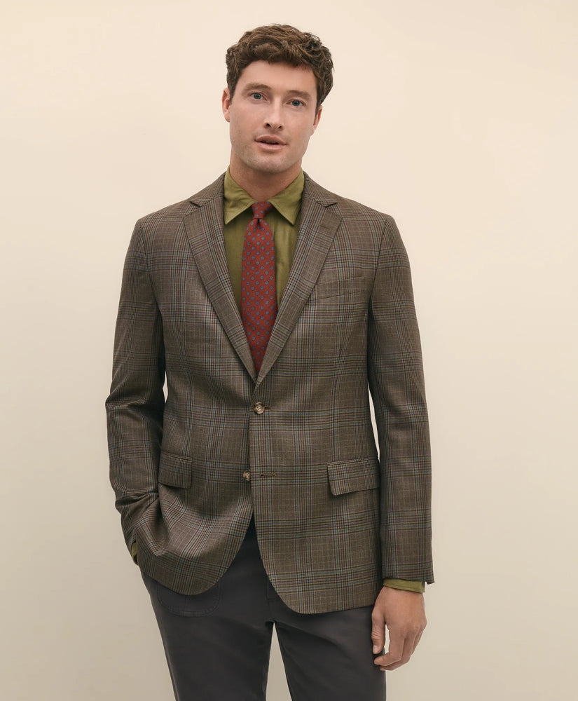 Brooks Brothers Sale Classic Fit Wool Plaid Sport Coat