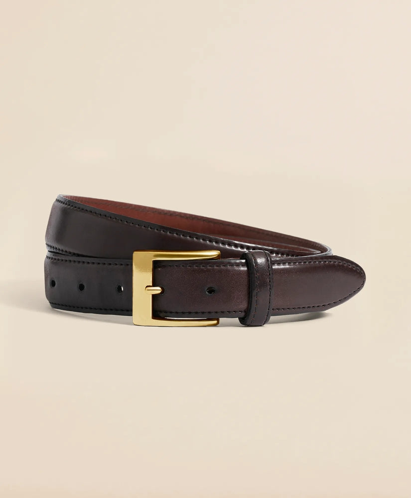 Brooks Brothers Men Cordovan Leather Belt
