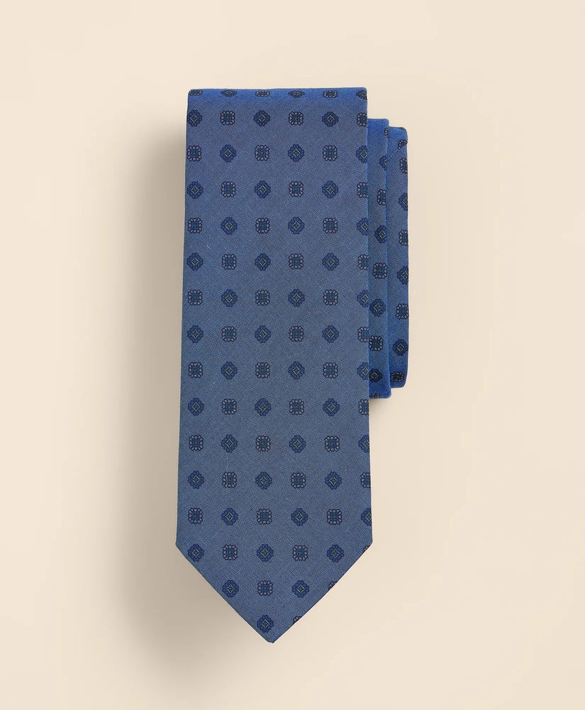 Brooks Brothers Men Cotton Foulard Tie