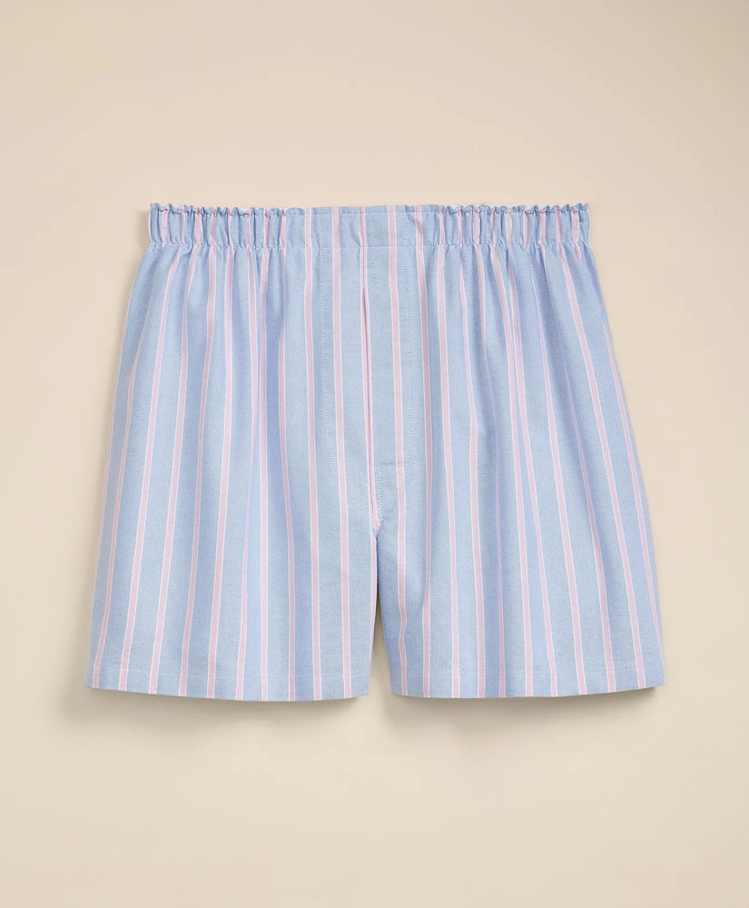 Brooks Brothers Men Cotton Oxford Stripes Boxers