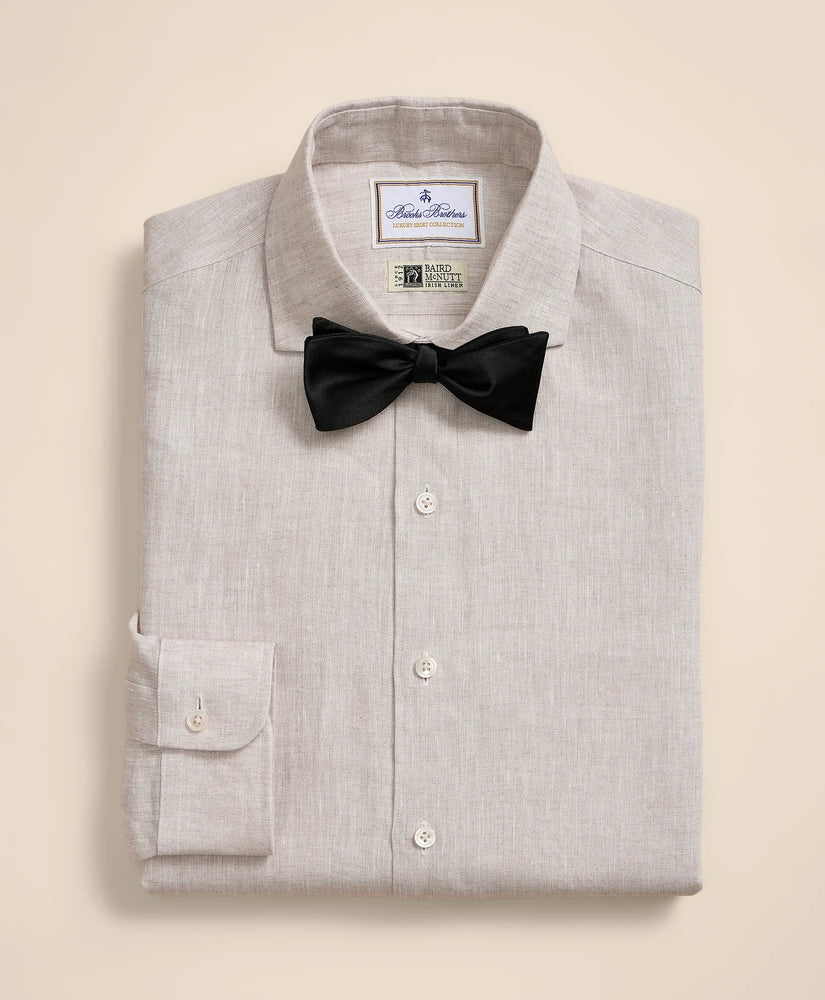 Brooks Brothers Men Linen Londoner Collar Dress Shirt