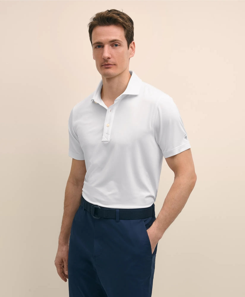 Brooks Brothers Men Performance Series Spread Collar Polo Shirt