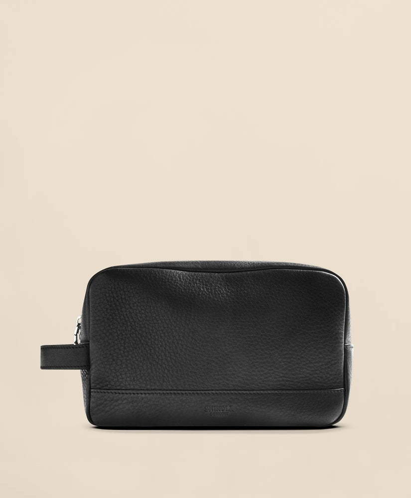 Brooks Brothers Men Shinola Leather Travel Kit