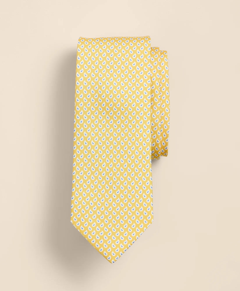 Brooks Brothers Men Silk Pine Foulard Tie