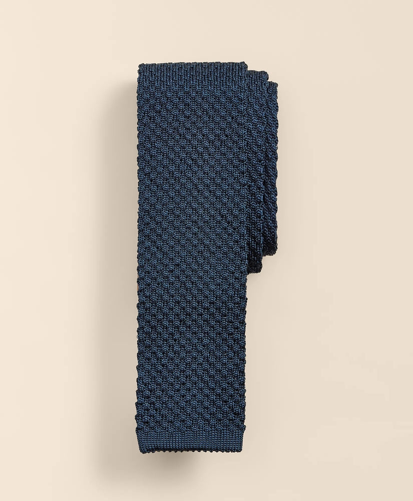 Brooks Brothers Men Silk Textured Knit Tie