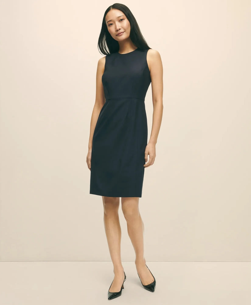 Brooks Brothers Women The Essentials Brooks Brothers Stretch Wool Sheath Dress