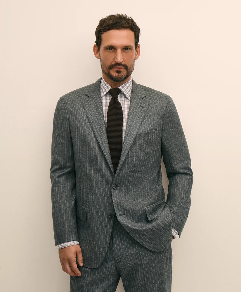 Brooks Brothers Sale No. 1 Sack Suit in Pinstripe Wool Flannel