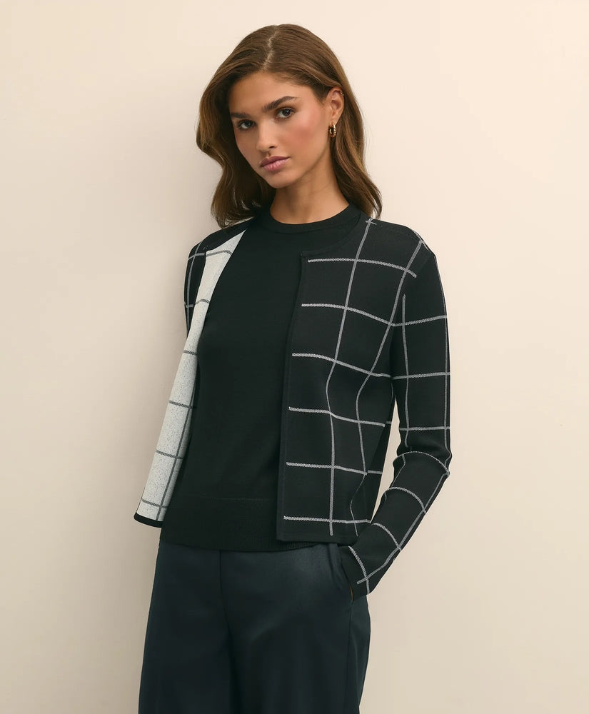 Brooks Brothers Sale Windowpane Open Cardigan