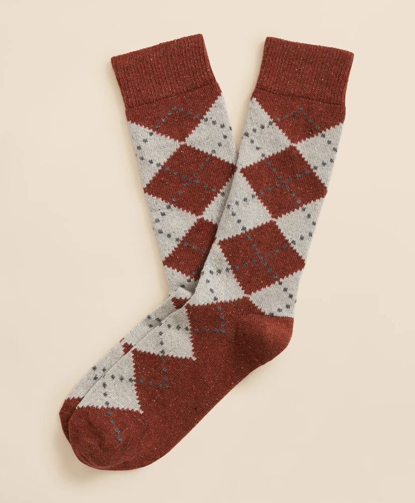 Brooks Brothers Sale Wool-Silk Blend Argyle Socks