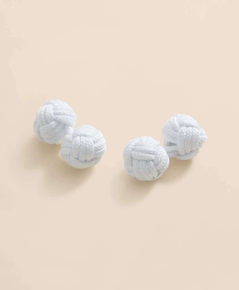 Brooks Brothers Men Woven Knot Cufflinks