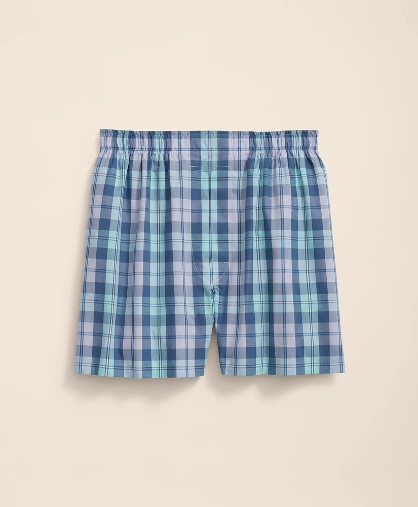 Brooks Brothers Sale Cotton Broadcloth Bold Plaid Boxers
