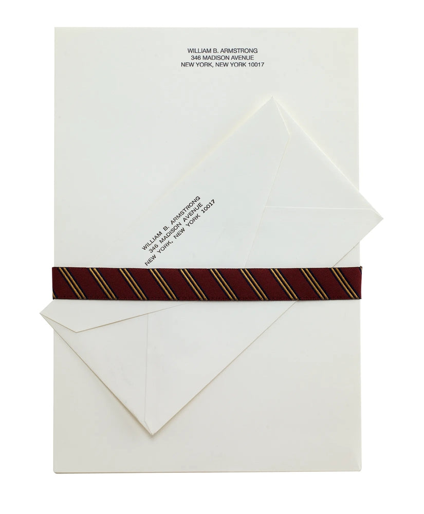 Brooks Brothers Men Executive Stationery - 100 Sheets & Envelopes