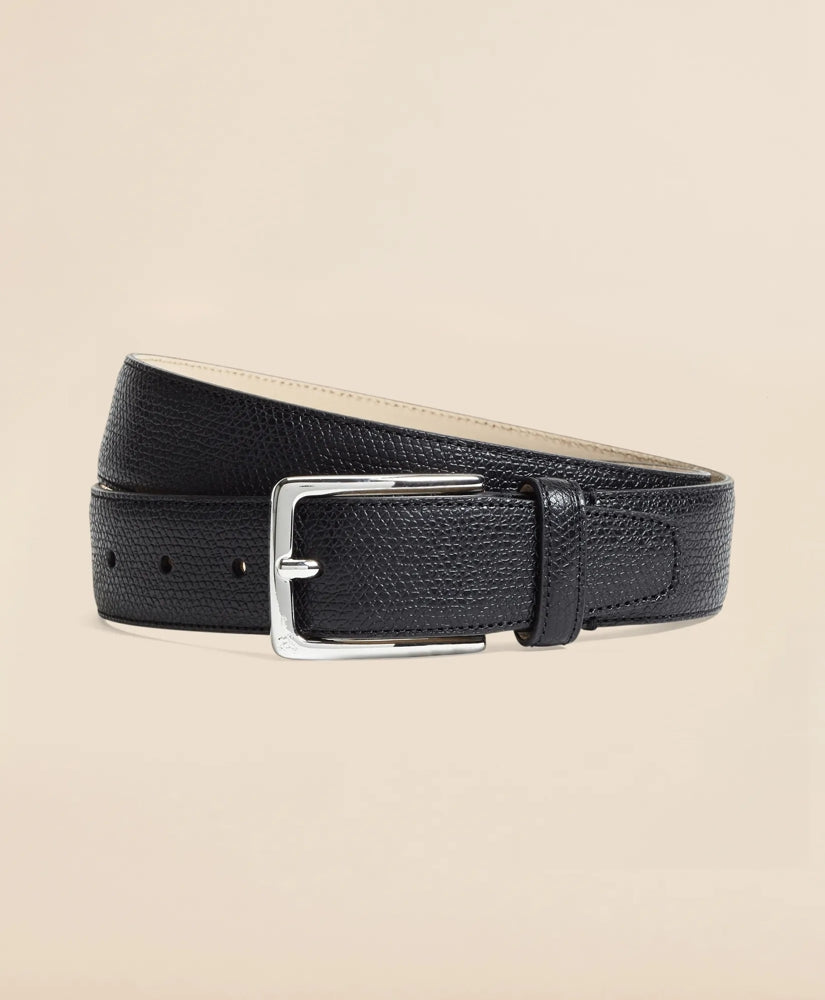 Brooks Brothers Men 1818 Textured Leather Belt