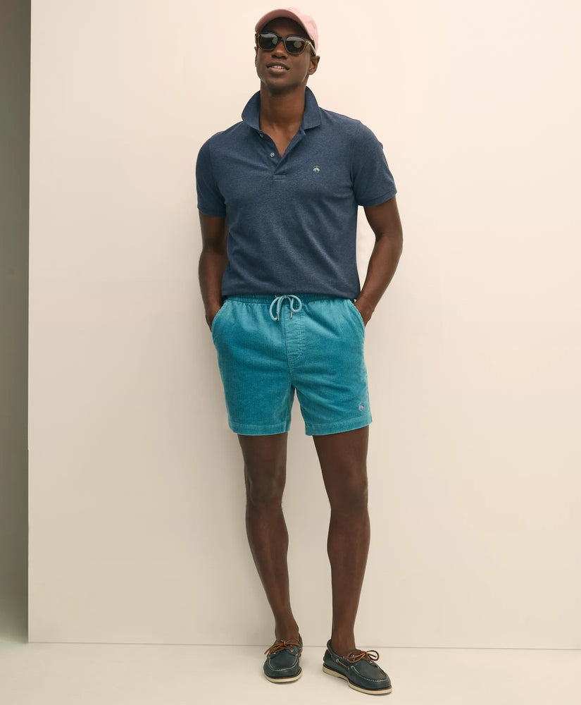 Brooks Brothers Men 6" Friday Shorts in 8-Wale Cotton Corduroy
