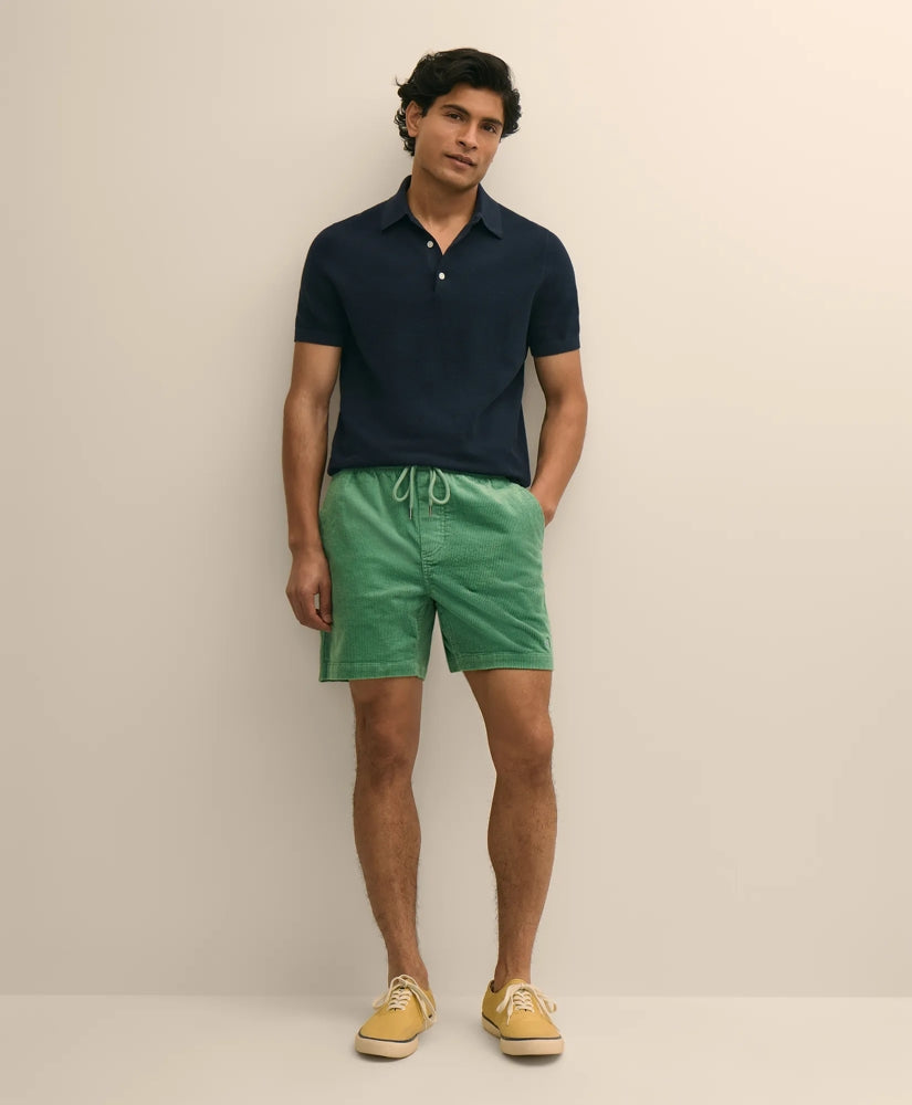 Brooks Brothers Men 6" Friday Shorts in 8-Wale Cotton Corduroy