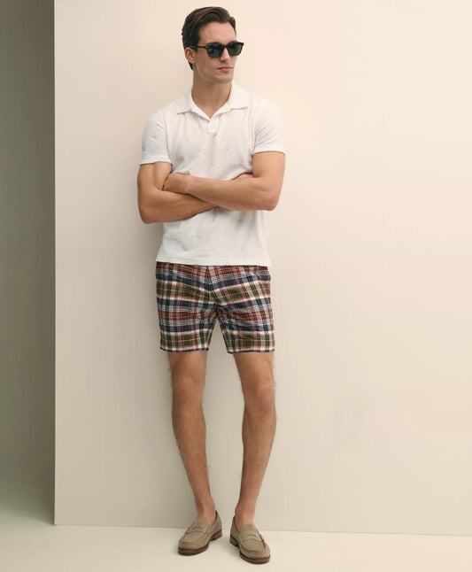 Brooks Brothers Sale 7" Cotton Madras Shorts