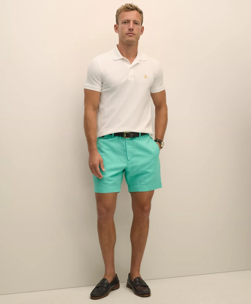 Brooks Brothers Sale 7" Linen Cotton Shorts