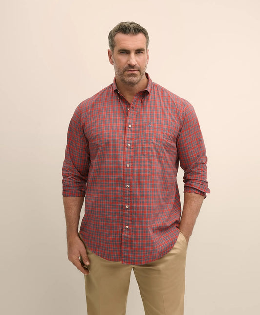 Brooks Brothers Sale Big & Tall Friday Shirt, Poplin Tartan