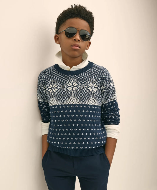 Brooks Brothers Boys Boys Cotton Holiday Sweater