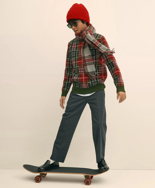 Brooks Brothers Boys Boys Junior Wool-Blend Trousers