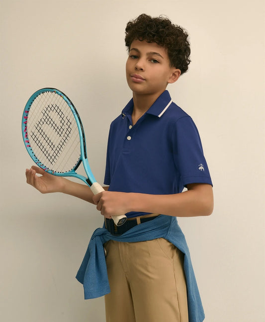 Brooks Brothers Boys Boys Pique Performance Series Polo