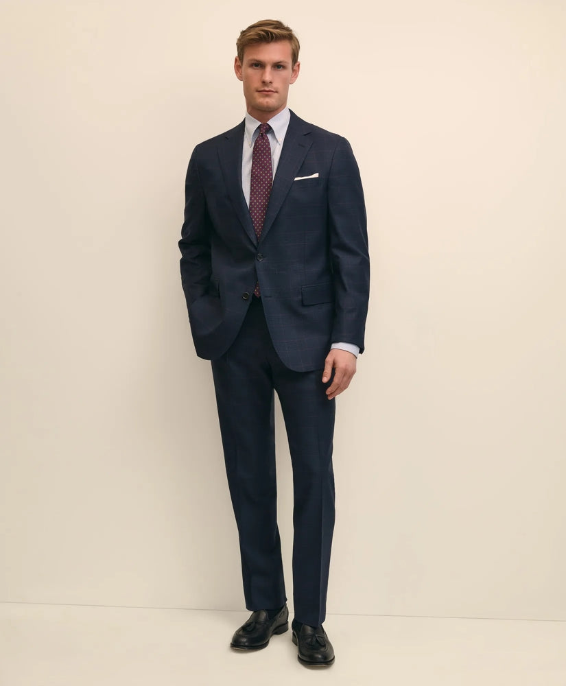 Brooks Brothers Sale Brooks Brothers Explorer Collection Classic Fit Wool Overcheck Suit Pants