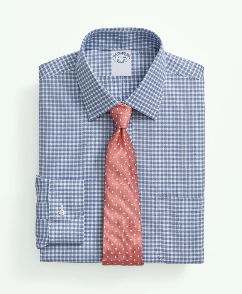 Brooks Brothers Sale Brooks Brothers Explorer Collection Non-Iron Twill Ainsley Collar, Gingham Dress Shirt