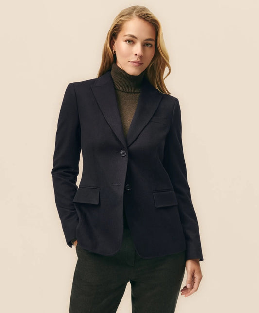 Brooks Brothers Women Cashmere 2-Button Jacket