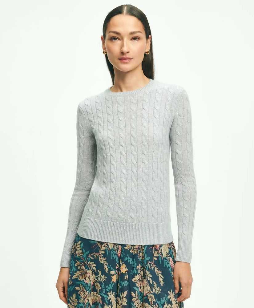 Brooks Brothers Sale Cashmere Cable Crewneck Sweater