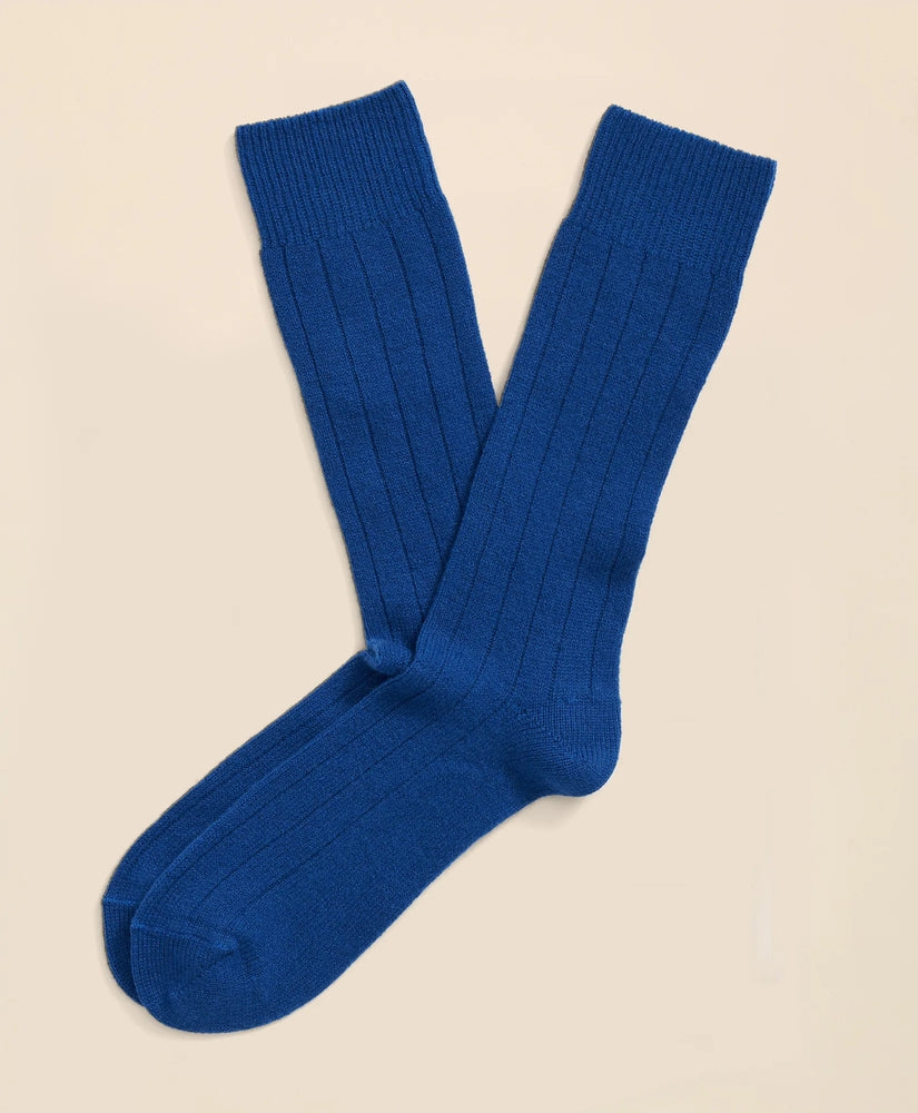 Brooks Brothers Men Cashmere Crew Socks