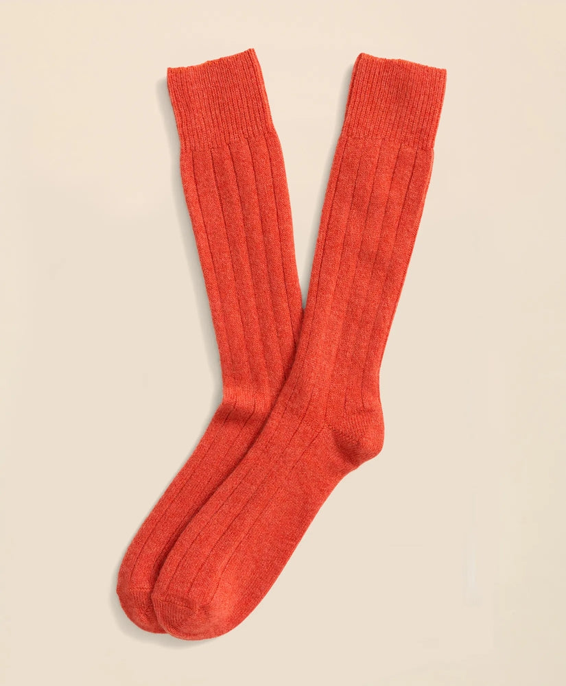 Brooks Brothers Men Cashmere Crew Socks