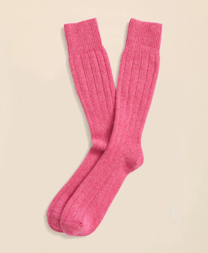 Brooks Brothers Men Cashmere Crew Socks