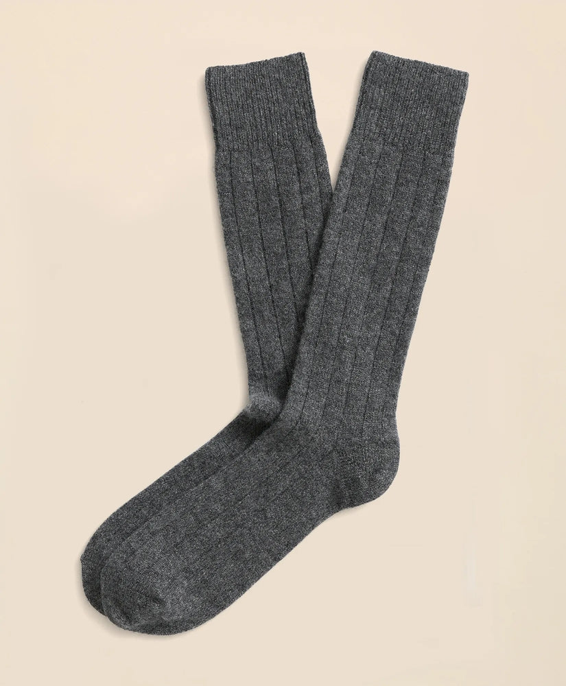 Brooks Brothers Men Cashmere Crew Socks