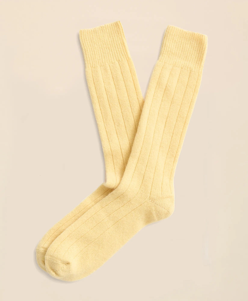 Brooks Brothers Men Cashmere Crew Socks