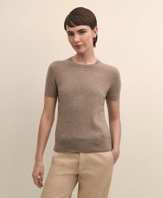 Brooks Brothers Women Cashmere Short-Sleeve Shell