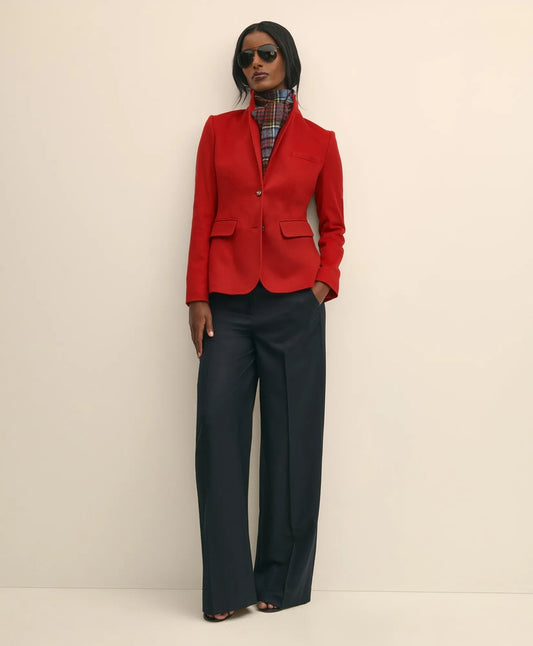 Brooks Brothers Women Cashmere Two-Button Jacket