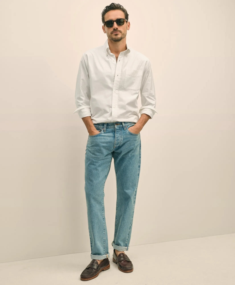 Brooks Brothers Men Cherry Street Selvedge Denim Jeans