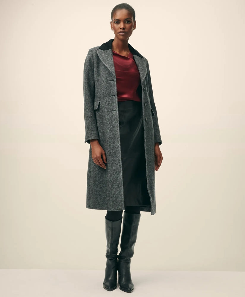 Brooks Brothers Sale Chesterfield Coat in Wool Blend