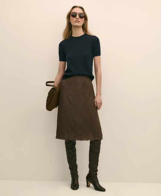 Brooks Brothers Sale Chiffon Plaid Skirt