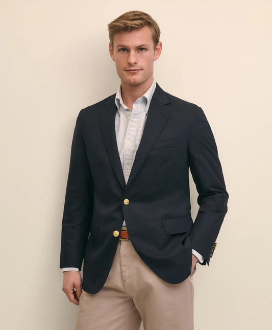 Brooks Brothers Tailored Classic Fit Wool 1818 Blazer