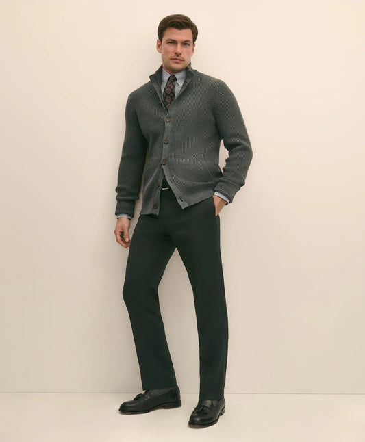 Brooks Brothers Men Classic Fit Wool 1818 Dress Pants