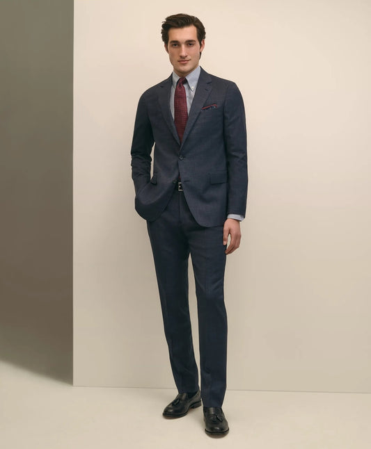 Brooks Brothers Tailored Classic Fit Wool Check 1818 Suit