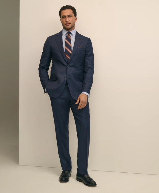 Brooks Brothers Tailored Classic Fit Wool Pinstripe 1818 Suit