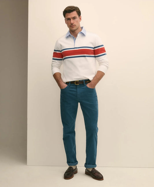 Brooks Brothers Men Cotton 5-Pocket Corduroy Pants