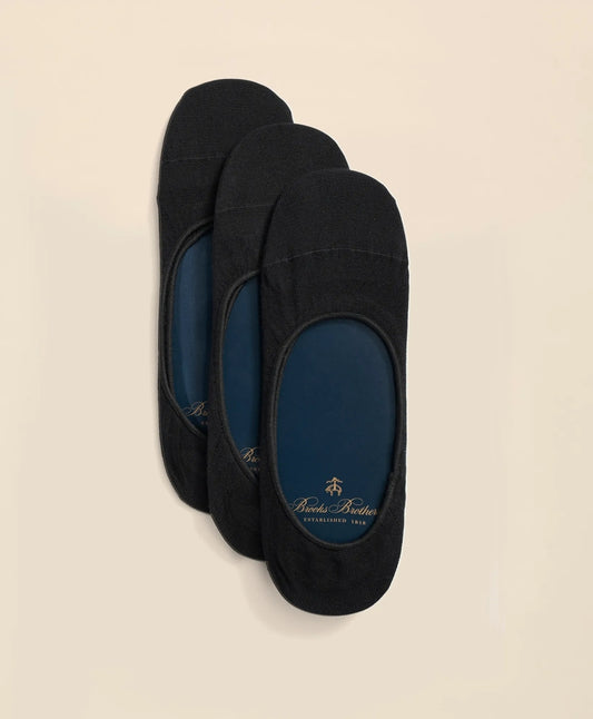 Brooks Brothers Men Cotton Blend 3-Pack Loafer Socks