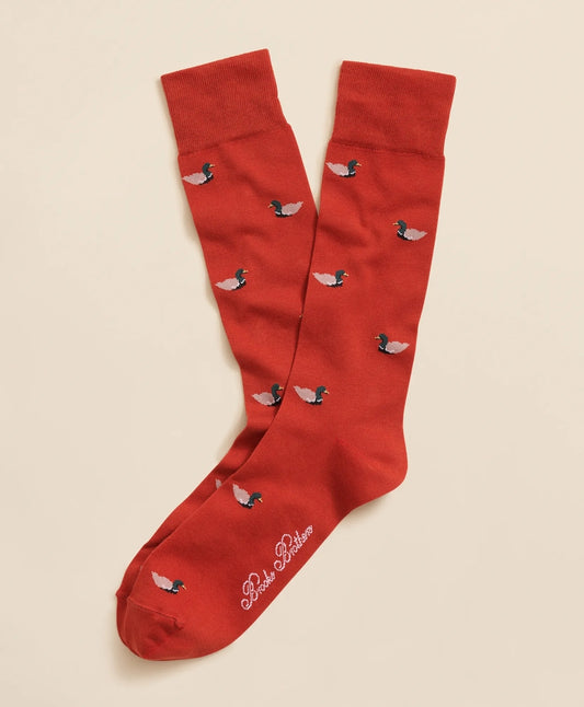 Brooks Brothers Men Cotton-Blend Mallard Socks